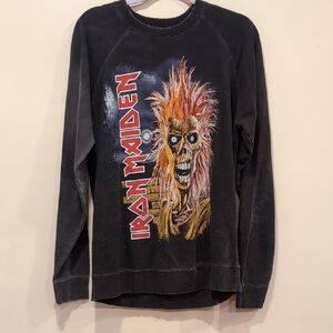 Iron Maiden Black Graphic Women's Sweater